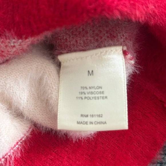 Saint Geraldine Fuzzy Mushroom Print Sweater Soft Size M - Picture 6 of 6